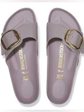 Birkenstock Madrid Gold Buckle Sandals